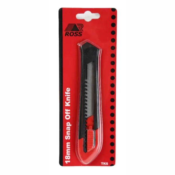 Knife 18mm Snap Off Blade (Plastic Body)